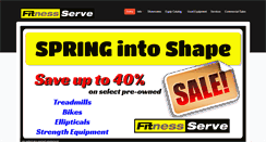 Desktop Screenshot of fitnessserve.com